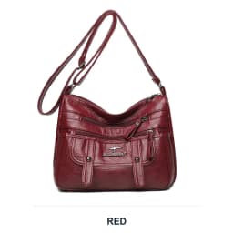 Soft Leather Mother Bag Large Capacity Fashionable Shoulder Crossbody Bag for Women