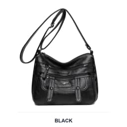 Soft Leather Mother Bag Large Capacity Fashionable Shoulder Crossbody Bag for Women