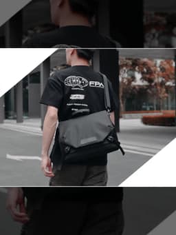 MATE ELAN Waterproof Business Men's Messenger Bag, Multi-functional Laptop Case, Casual Large Capacity Crossbody Bag for Men