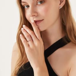 Trumium Half Eternity Rings for Women Baguette Cubic Zircon Anniversary Ring Minimalist Bridal Statement Band Thin Stacking Ring