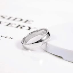 Trumium 2/ 4/6mm 925 Sterling Silver Ring High Polish Plain Dome Wedding Band Comfort Engraving