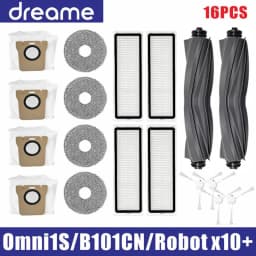 Dreame L10s Ultra / S10 Pro Accessories Mijia Omni 1S B101CN Robot X10+ Vacuum Main Side Brush Filter Mop Parts