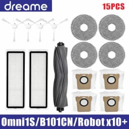 Dreame L10s Ultra / S10 Pro Accessories Mijia Omni 1S B101CN Robot X10+ Vacuum Main Side Brush Filter Mop Parts