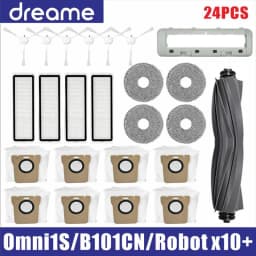 Dreame L10s Ultra / S10 Pro Accessories Mijia Omni 1S B101CN Robot X10+ Vacuum Main Side Brush Filter Mop Parts