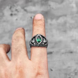 Devil's Eye Gemstone Snake Animal Stainless Steel Mens Womens Rings Punk Trendy For Male Biker Jewelry Creativity Gift Wholesale