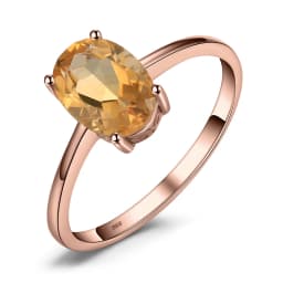 JewelryPalace Genuine Garnet Amethyst Citrine Peridot Blue Topaz 925 Sterling Silver Rings for Women Colorful Gemstone Jewelry