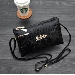 Women's Wallet Four Zipper Long Clutch Bag 3D Knurling Retro Leather Purse Sac Femme Portfel Damski Wristlet Kadın Phone Wallet
