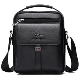 Kangaroo Luxury Brand Men's Shoulder Bag Vintage Messenger Bag Leather Men Handbag Split Leather Crossbody Bags For Men 2020 New