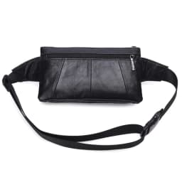 Men Waist Fanny Pack Belt Hip Bag Purse Genuine Leather Travel Fashion Real Cowhide Male Shoulder Sling Chest Cross Body Bag