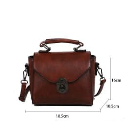 Winter New Lock Design Shoulder Bag PU Leather Crossbody Bag Brands Small Square Bag Lady Handbag Casual Messenger Bag Pouch sac