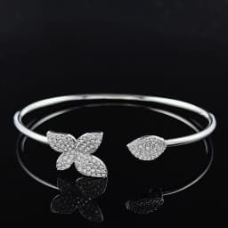 2pcs Pack New Luxury Silver Color Bride African Jewelry Set for Women Anniversary Gift Jewelry Wholesale J8094