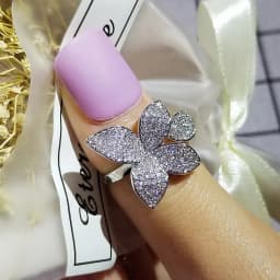 2pcs Pack New Luxury Silver Color Bride African Jewelry Set for Women Anniversary Gift Jewelry Wholesale J8094