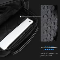 Tigernu Men Shoulder Bag 9.7" iPad Bag Mini Handbag Waterproof Sling Bags Male Business Travel Crossbody Bag For Teens