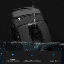 Tigernu Men Shoulder Bag 9.7" iPad Bag Mini Handbag Waterproof Sling Bags Male Business Travel Crossbody Bag For Teens