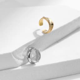 MODIAN 1PCS 925 Sterling Silver Smooth Geometric Design Fashion Clips Earrings Stackable Ear Cuff For Women Girls Party Jewelry