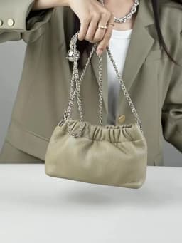 Genuine Leather Women Shoulder Bags Luxury Brand Small Chain Flap Bags for Ladies Handbag Natural Cowskin Female Crossbody Bags