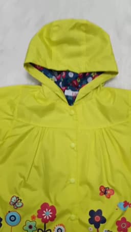 Girls Fashion Waterproof Children Clothes Autumn Casual Baby Boys Windcoat Long Sleeve Jacket Flower Print Kids Hoodie Outwear