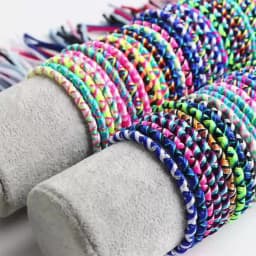 20/30/50Pcs/Lot Ethnic Style Colorful Hand Woven Cuff Bracelet For Men And Women Fashion Retro Birthday Party Gifts