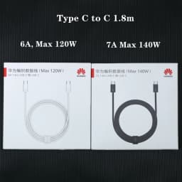 1.8m HUAWEI 6A USB Type-C to USB Type-C High-Speed Data Cable for Huawei Laptop Matebook High-Powered Fast-Charging Cable