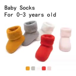 3Pair/lot New baby socks thick warm autumn winter boys girls baby socks