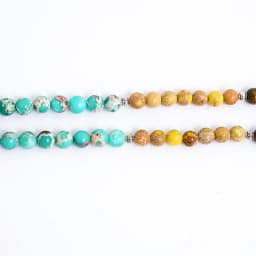 8mm Natural Stone 7 Chakra Necklace Meditation Yoga Peace Spirit Jewelry 108 Japamala Beaded Rosary Tassel Pendant