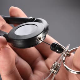 Kevlar Fiber Rope Camping Telescopic Burglar Chain Key Holder Tactical Keychain Outdoor Key Ring Return Retractable Key Chain