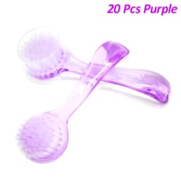 10/20/30/50 Pcs Nail Cleaning Brush For Manicure Round Head Nail Salon Acrylic Brushes Tools Remover Dust Powder Clean Brush Set
