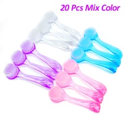 10/20/30/50 Pcs Nail Cleaning Brush For Manicure Round Head Nail Salon Acrylic Brushes Tools Remover Dust Powder Clean Brush Set