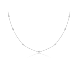 ANDYWEN 925 Sterling Silver Gold Round CZ Zircon Charm Choker Necklace Women Luxury Jewelry 2022 Wedding Classic Jewelry