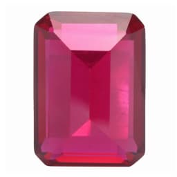 Natural Pigeon Blood Ruby Pass UV Test Ruby 12x16mm 12.50 Cts Sri-Lanka VVS Emerald Cut Loose Gemstone For Jewelry Beads