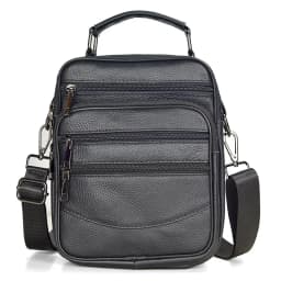 Small Men Genuine Leather Shoulder Bag Men's Cowhide Leather Handbag for Tablet Male Messenger Bags Crossbody Bag Boy Briefcase