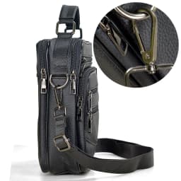 Small Men Genuine Leather Shoulder Bag Men's Cowhide Leather Handbag for Tablet Male Messenger Bags Crossbody Bag Boy Briefcase