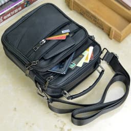 Small Men Genuine Leather Shoulder Bag Men's Cowhide Leather Handbag for Tablet Male Messenger Bags Crossbody Bag Boy Briefcase