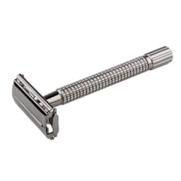 YINTAL Long Handle Version Butterfly Open Double Edge Safety Razor Men's Classic Manual Razors 1 Razor 5 Blades