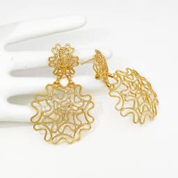 Vintage Women Earrings Fashion Jewelry Two Tone Big Drop Earrings Wedding Party Gift Trending