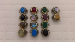 R3231Men's/Women Many Gem style colors 316LStainless Steel Rings Classic Fashion Trend Jewelry High Quality Products