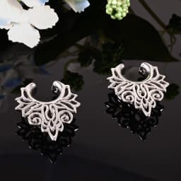 Doearko 2PCS Retro Floral Ear Plugs Tunnels Saddle Gauges 0g-5/8" Stainless Steel Body Piercing Earrings for Stretched Earlobe