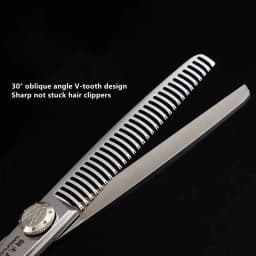 FnLune 6.0 Top Screw Professional Hair Salon Scissors Cut Barber Accessories Haircut Thinning Shear Hairdressing Tool Scissors
