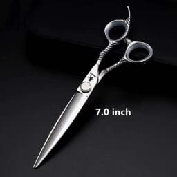 FnLune 6.0 Top Screw Professional Hair Salon Scissors Cut Barber Accessories Haircut Thinning Shear Hairdressing Tool Scissors