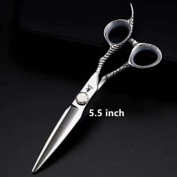 FnLune 6.0 Top Screw Professional Hair Salon Scissors Cut Barber Accessories Haircut Thinning Shear Hairdressing Tool Scissors