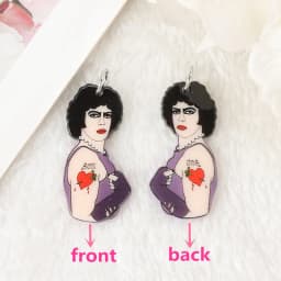 8Pcs Lip Charms Creative Acrylic Pendant For Keychain Necklace Jewelry Diy Making