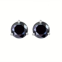 Butterflykiss 0.2-0.5ct Moissanite Screw Stud Earring D Color 925 Sterling Silver Sparkle Earrings For Women Men Wedding Jewelry