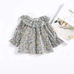 0-24m Baby Girls Ruffles Summr Shirt Tops Cotton Long Sleeve Lace Blouses Infant Newborn Baby Tops Children Shirts Baby Clothing