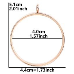 10PCS 10-40mm Round Glass Medallions floating charms for living lockets Rust-proof Stainless Steel Pendants Craft Photo Jewelry