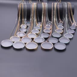 10PCS 10-40mm Round Glass Medallions floating charms for living lockets Rust-proof Stainless Steel Pendants Craft Photo Jewelry