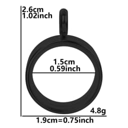 10PCS 10-40mm Round Glass Medallions floating charms for living lockets Rust-proof Stainless Steel Pendants Craft Photo Jewelry