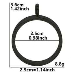 10PCS 10-40mm Round Glass Medallions floating charms for living lockets Rust-proof Stainless Steel Pendants Craft Photo Jewelry