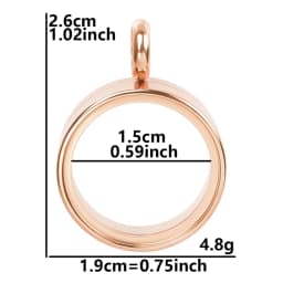 10PCS 10-40mm Round Glass Medallions floating charms for living lockets Rust-proof Stainless Steel Pendants Craft Photo Jewelry