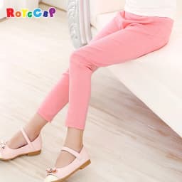 Girls Pants Children Kids Pencil Pants Spring Summer Fashion Candy Colors