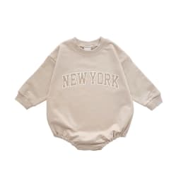 2023 Autumn Letter Printing Newborn Infant Boys Girls Triangle Creeper Long Sleeve Children's One Piece Fashion Baby Clothing